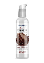 Playful Flavours 4 In 1 Chocolate Sensation (4oz/118ml) – Flavored Massage Oil > Lube > Flavoured