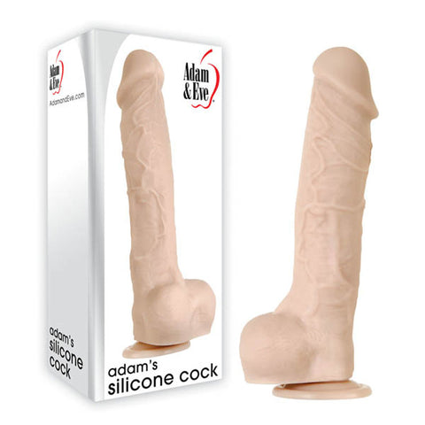 Adam & Eve Adam's True Feel XL – Realistic Silicone 26.7 cm (10.5'') Dong Flesh Dongs Realistic