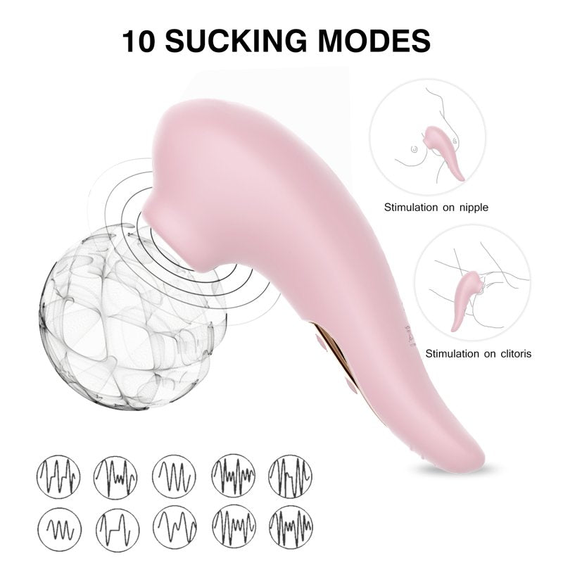 Sxe Jess Vibrating and Sucking Clitoral Stimulator > Sex Toys For Ladies > Air Pulsation