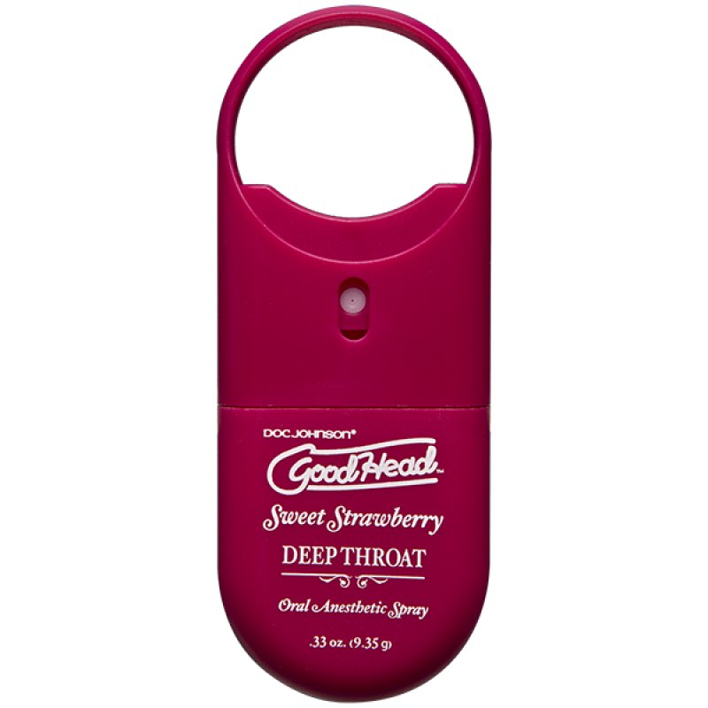 GoodHead Juicy Head (Strawberry) – Travel Size Dry Mouth Spray > Lube > Oral Gels & Sprays