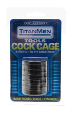 Cock Cage Stretch to Fit Black