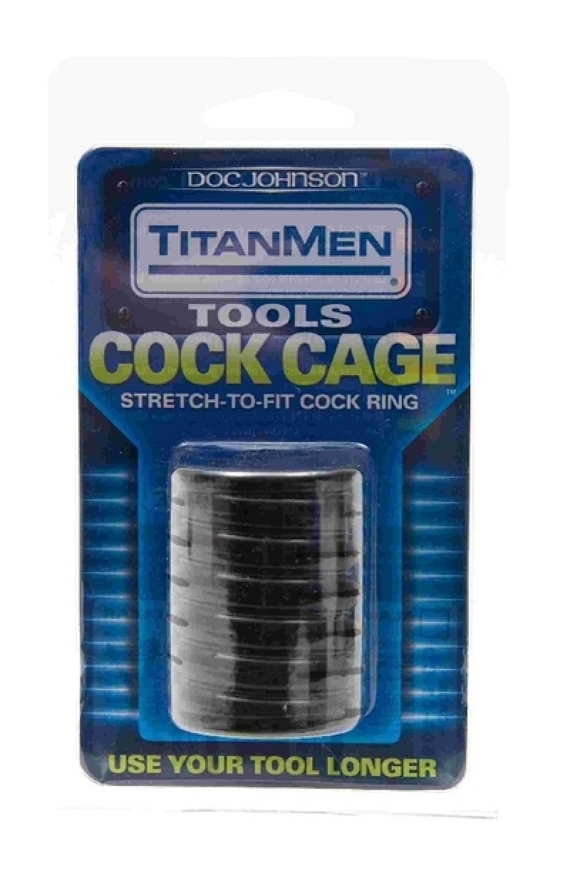 Cock Cage Stretch to Fit Black