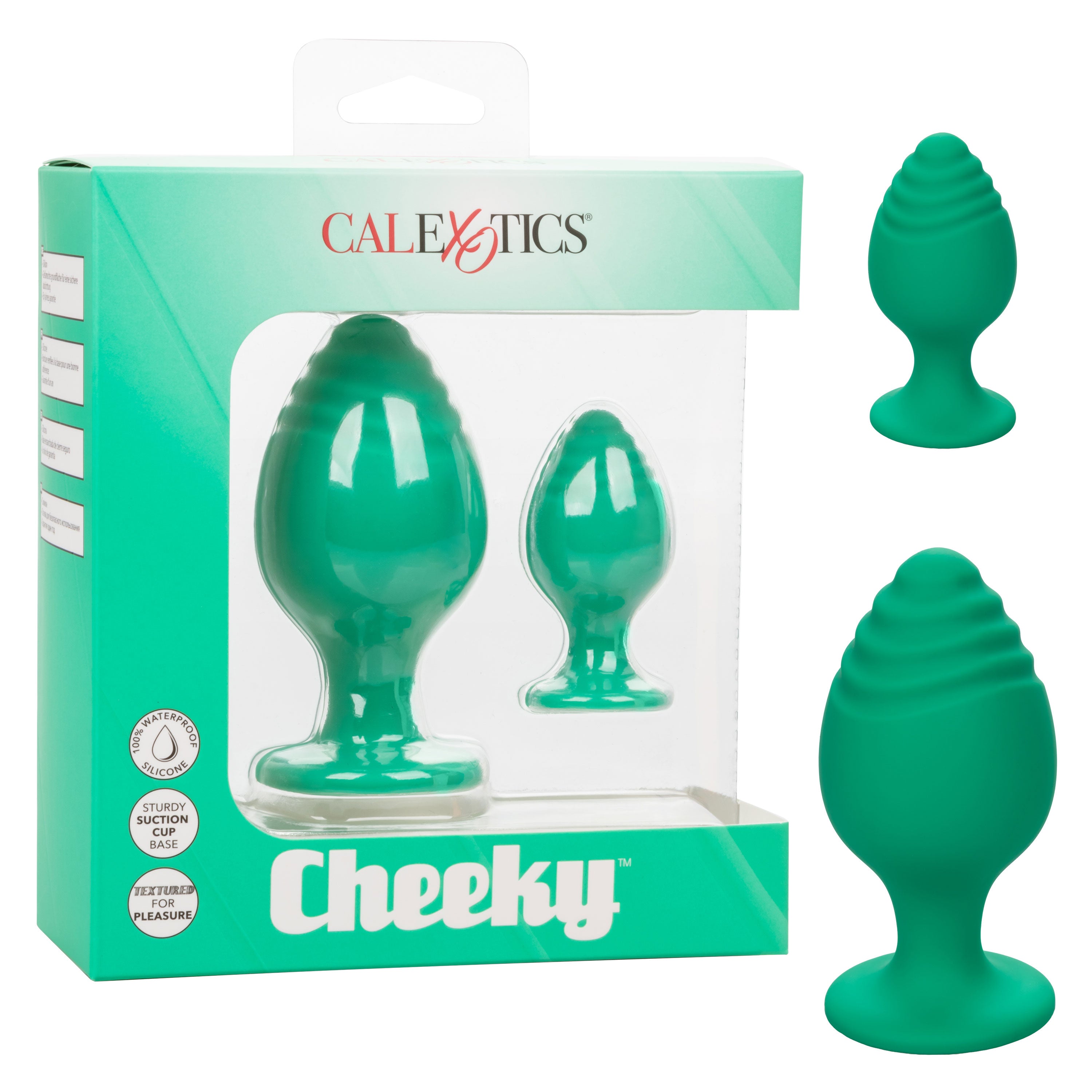 Cheeky Butt Plug Duo Green > Anal Range > Butt Plug Kits