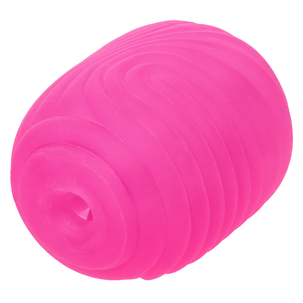 Pop Sock Textured Pink Soft Tight Stretchy Reversible Masturbator with Dual Sensations and Suction Closure > Sex Toys For Men > Masturbators Cup