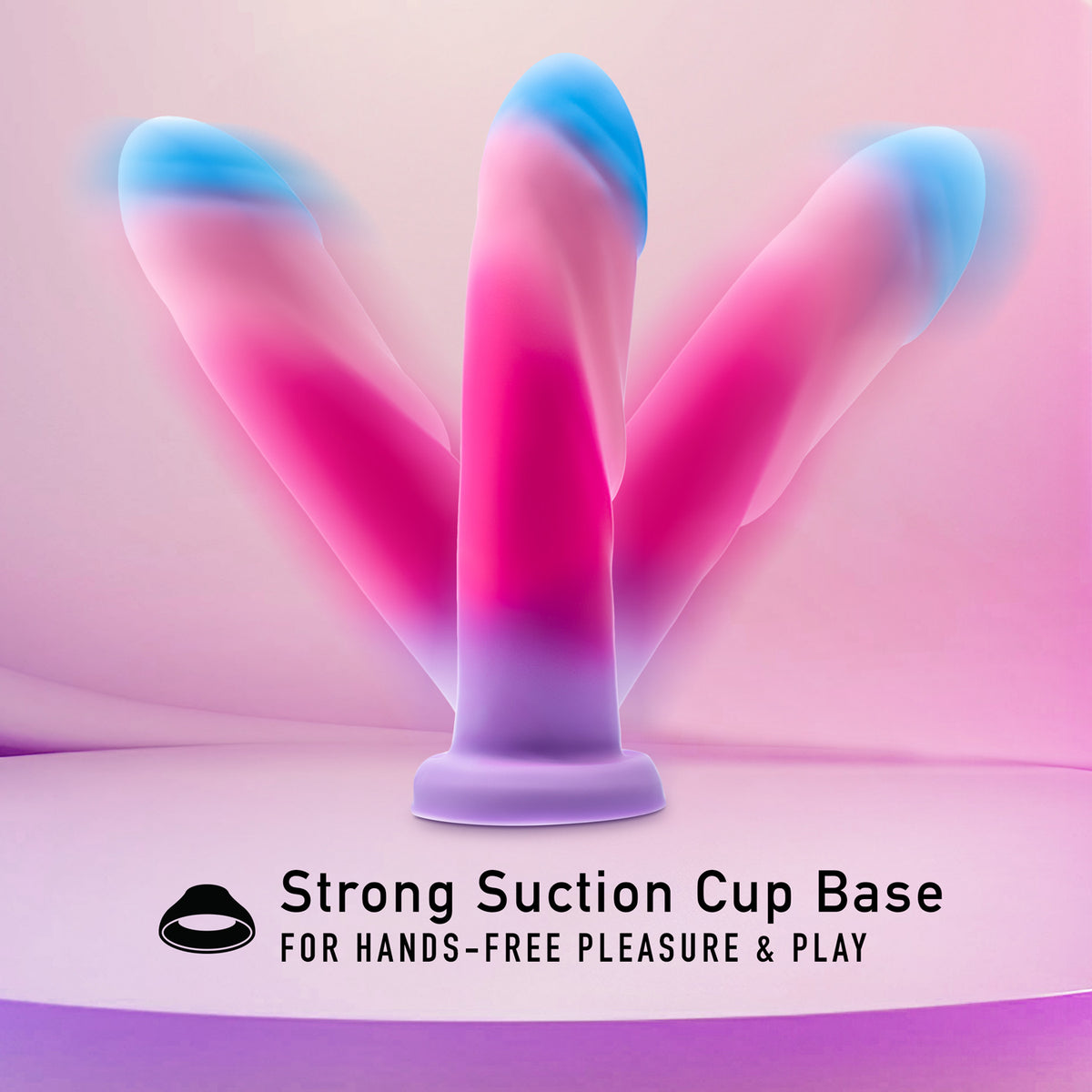 Avant Borealis Dreams Cotton Candy 19.7 cm Dildo Multi > Dildos > Strap On Dildos