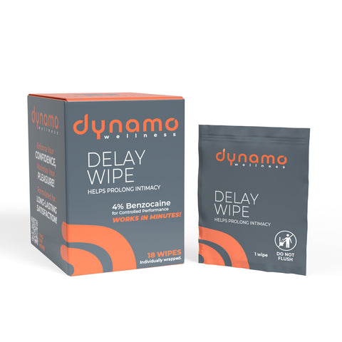 Delay Wipe – Benzocaine Enhanced Desensitizing Wipes 18 Wipes > Essentials > Mens Enhancers