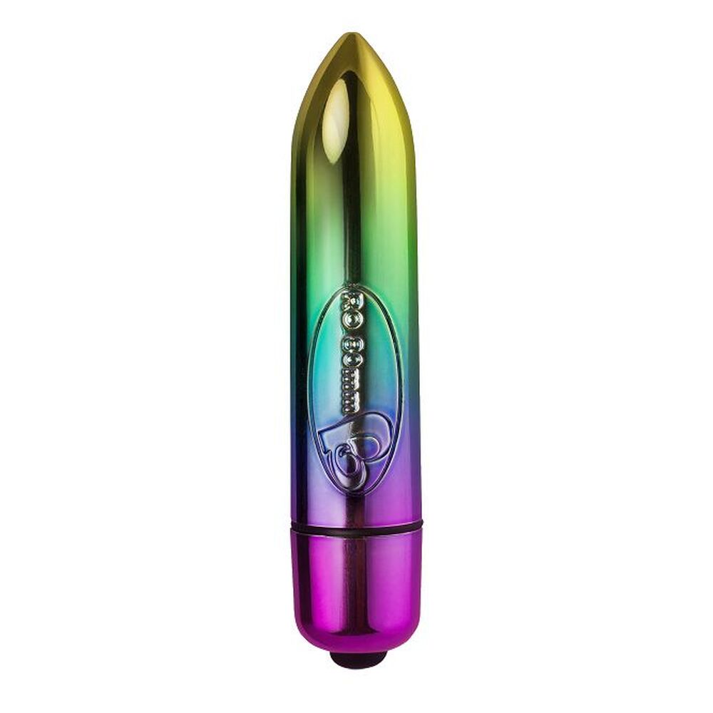 Rocks Off 80mm Rainbow Bullet Vibrator Default Title > Sex Toys For Ladies > Mini Vibrators