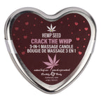 EB Hemp Seed 3 in 1 Candle 113g - Crack The Whip, Rose Amber Scent Default Title > Candles > Massage