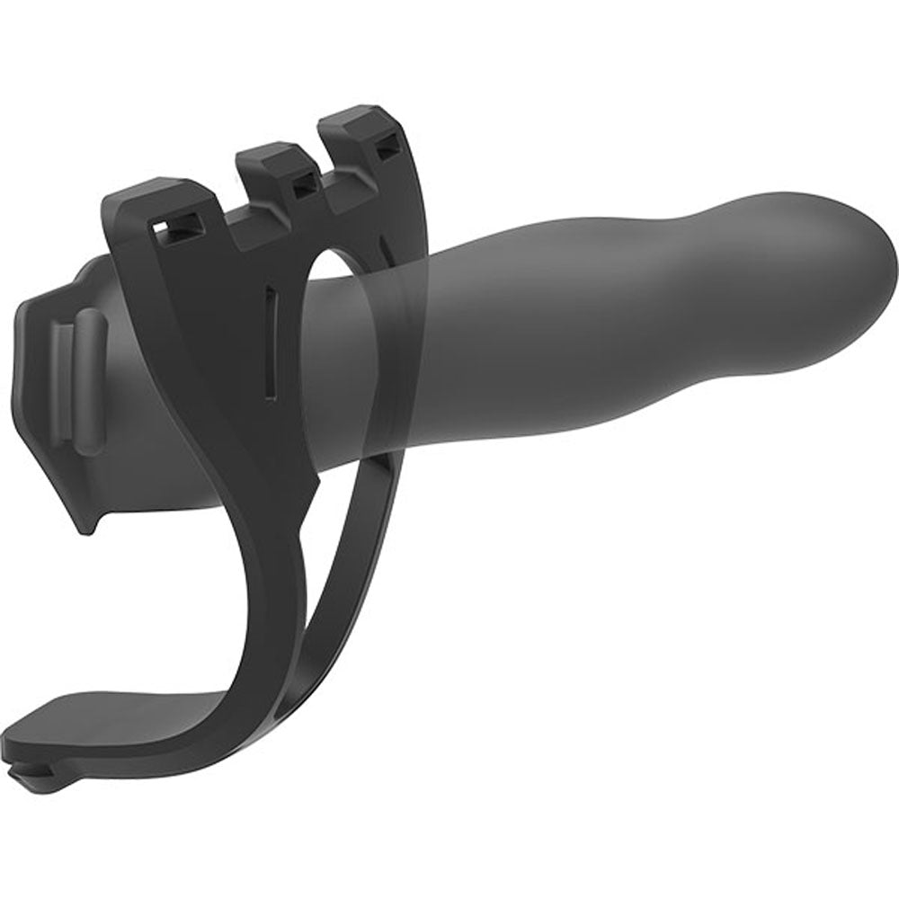 Be Daring 7 Inch Bulbed Dong 2 Piece Hollow Silicone Strap-On Set > Dildos > Hollow Strap Ons