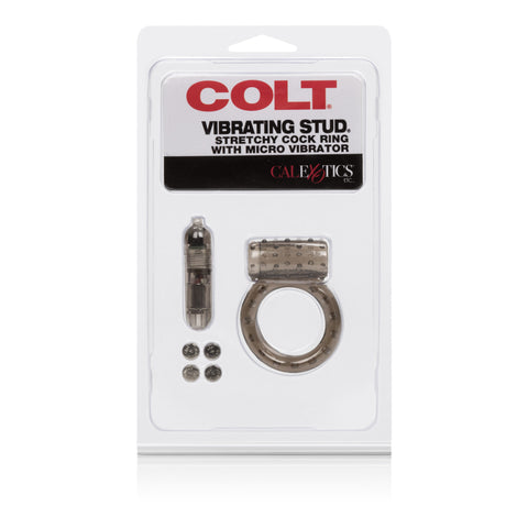 CalExotics Colt Stretchy Vibrating Cock Ring with Removable Stimulator Cock Rings Vibrating