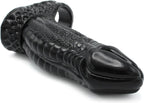 Kiotos Monstar Sleeve 01 Black 6.5" Inch Textured Flexible Liquid Silicone Sleeve > Sex Toys For Men > Penis Sleeves