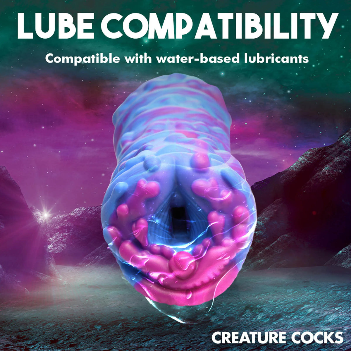 Creature Cocks Cyclone (Alien) – Silicone Squishy Vagina Stroker > Sex Toys For Men > Masturbators > Fantasy