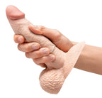 b-Vibe Slipskin Realistic Silicone Dildo 6 Inch Girthy Cream > Dildos > Realistic Dildos