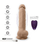 Silexd Model 1 8 Inch Vibrating Dildo – 10 Pattern Silicone Dildo > Vibrators > Realistic Vibrators