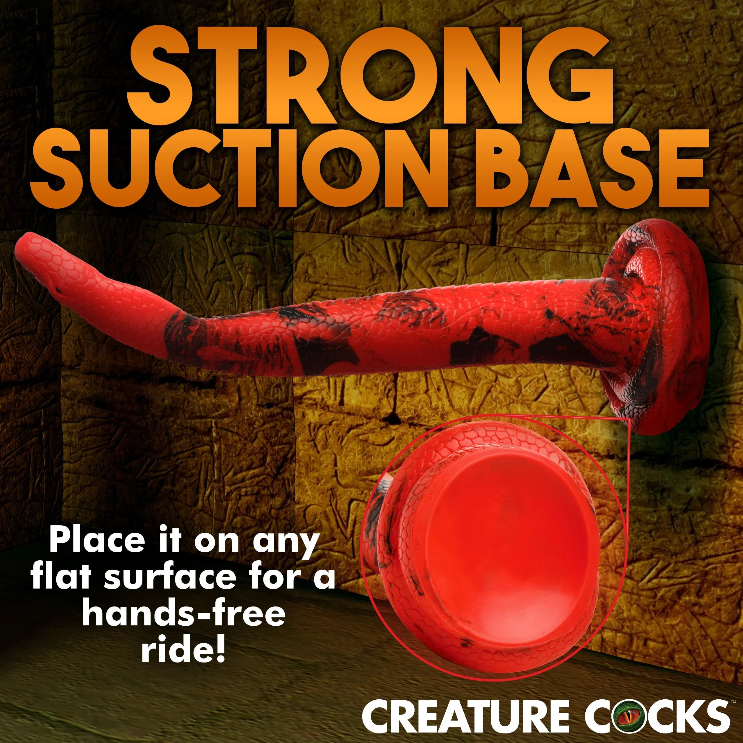Creature Cocks King Cobra - X-Large 18 Long Silicone Dong