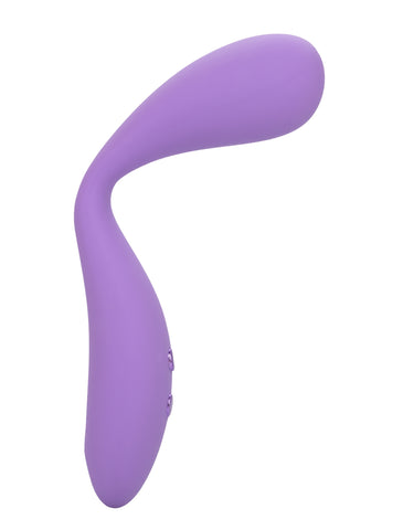 Contour Demi Purple Flexible Liquid Silicone Massager with 10 Vibration Functions and Waterproof Design Vibrators