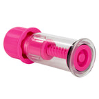 Nipple Play Vacuum Twist Suckers Pink 4 Inch Transparent Cylinder with Silicone Seal > Sex Toys > Nipple Suckers
