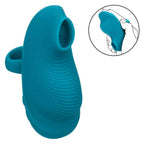 Envy™ Handheld Suction Massager in Teal Blue with 3 Suction Speeds and 7 Vibration Functions > Vibrators > Finger Vibrators