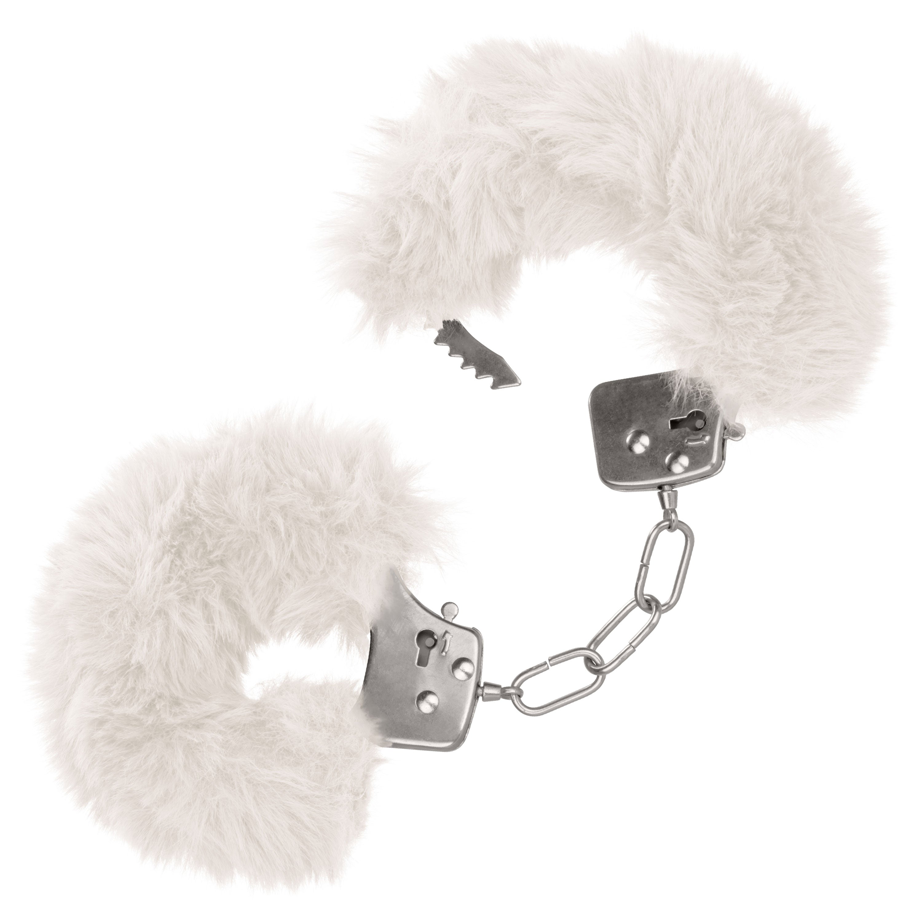 Ultra Fluffy White Furry Cuffs – Soft Bondage Handcuffs > Bondage Gear > Handcuffs