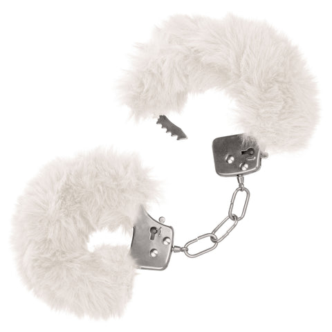Ultra Fluffy White Furry Cuffs – Soft Bondage Handcuffs > Bondage Gear > Handcuffs