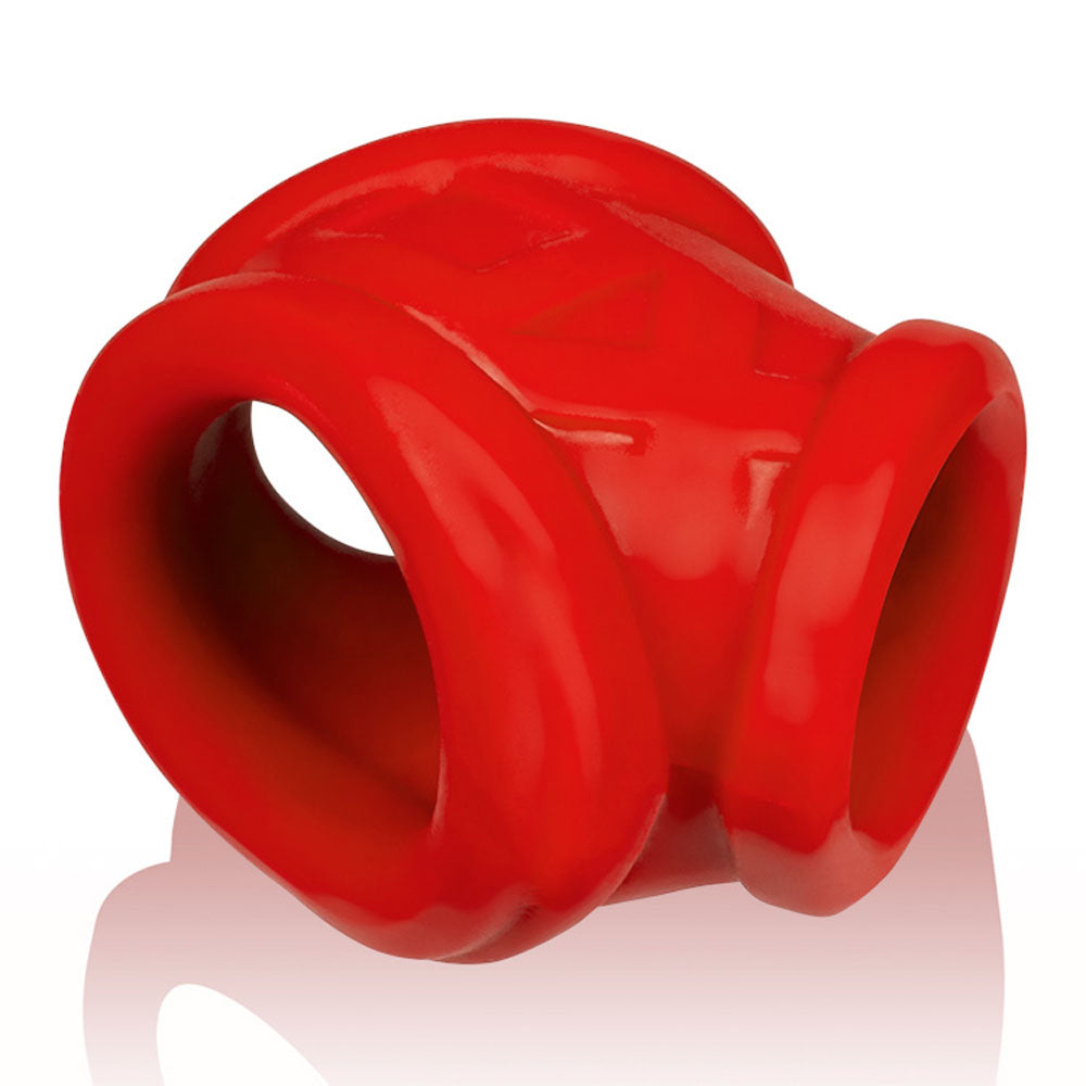 OxBalls Oxsling (Red Ice) Silicone Power Sling – Durable Silicone Cock Sling > Cock Ring > Sling