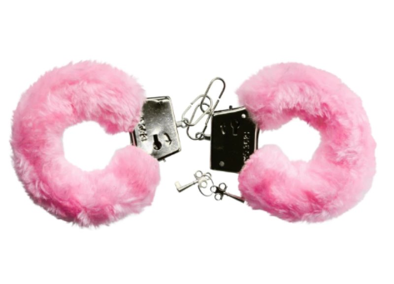 Bizarre Video Diva Bondage Kit with Pink Satin Blindfold, Faux-Fur Lined Handcuffs, and Black Mini Flogger > Bondage Gear > Bondage Kits