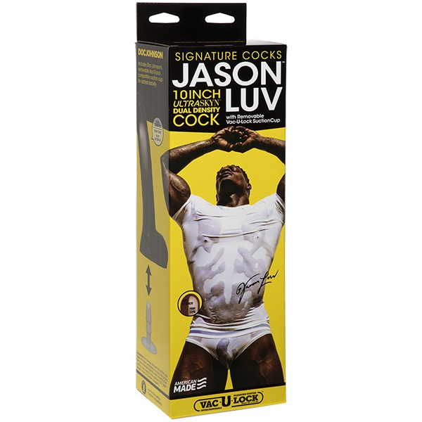 Signature Cocks Jason Luv 10 Inch ULTRASKYN Cock with Removable Suction Cup – Realistic Dildo Secondary image