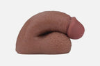 Gender Fluid Equipped Soft Packer 5 Inch Light Brown Realistic Soft Prosthetic