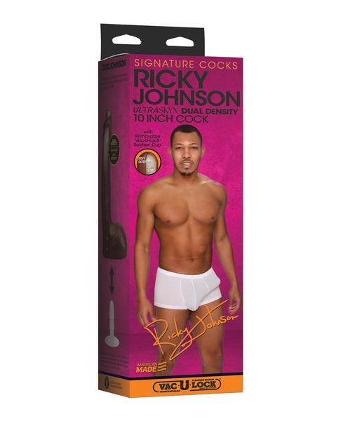 Signature Cocks Ricky Johnson 10 Inch Ultraskyn Dual Density Replica Cock with Removable Option Default Title Dongs Celebrity