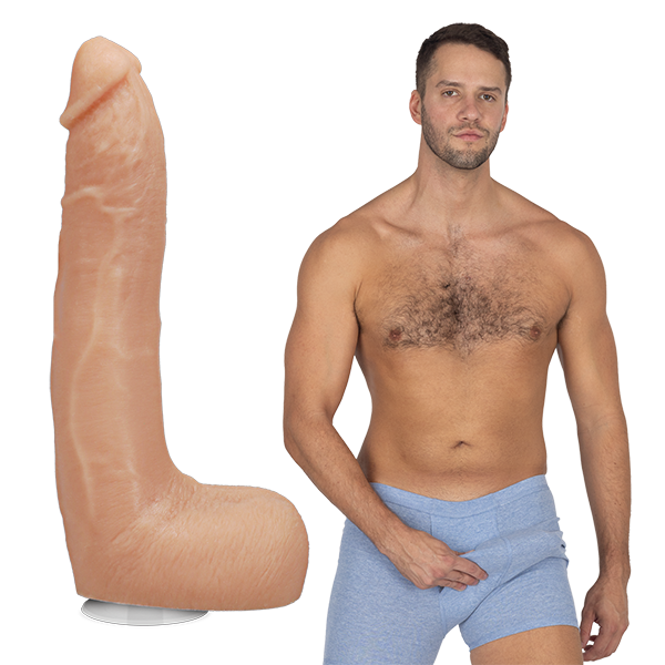 Doc Johnson Signature Cocks - Dan Damage - 10 ULTRASKYN Cock Vac-U-Lock Suction Cup Dildo