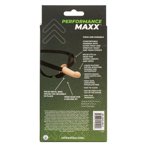 Performance Maxx Extension With Harness Ivory 2 Inch Length Adding Sleeve and Ultra-Thick Supportive Straps Default Title > Dildos > Hollow Strap Ons