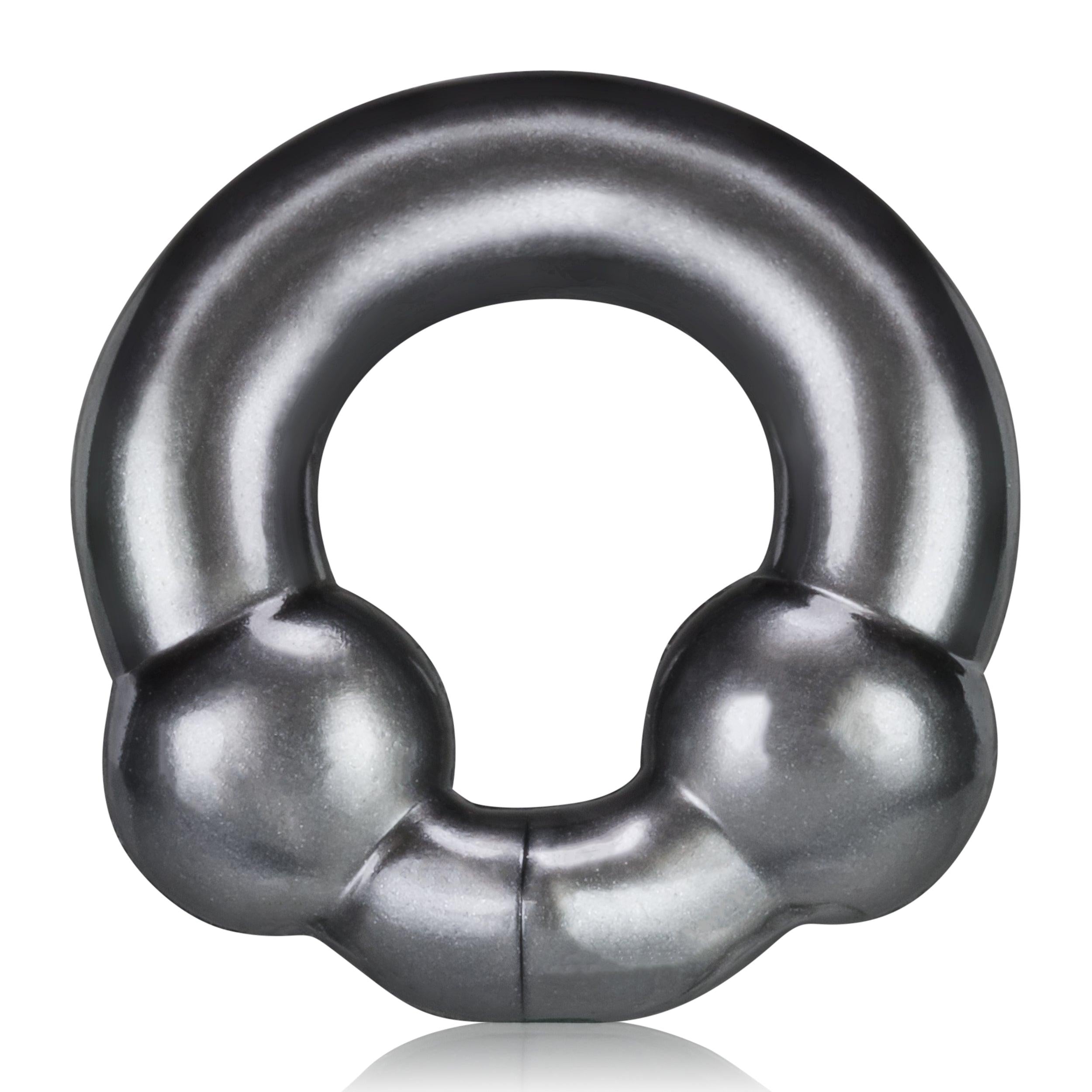 Ultraballs 2 Pack Cockring Black and Clear COCK RING Set