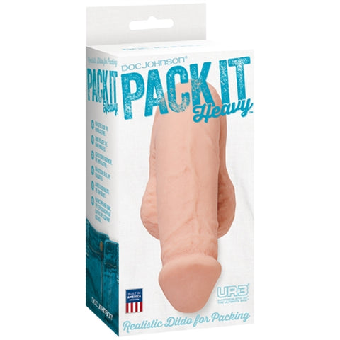 Pack It Heavy White 5.5 Inch Realistic Packer > Gender > Packers