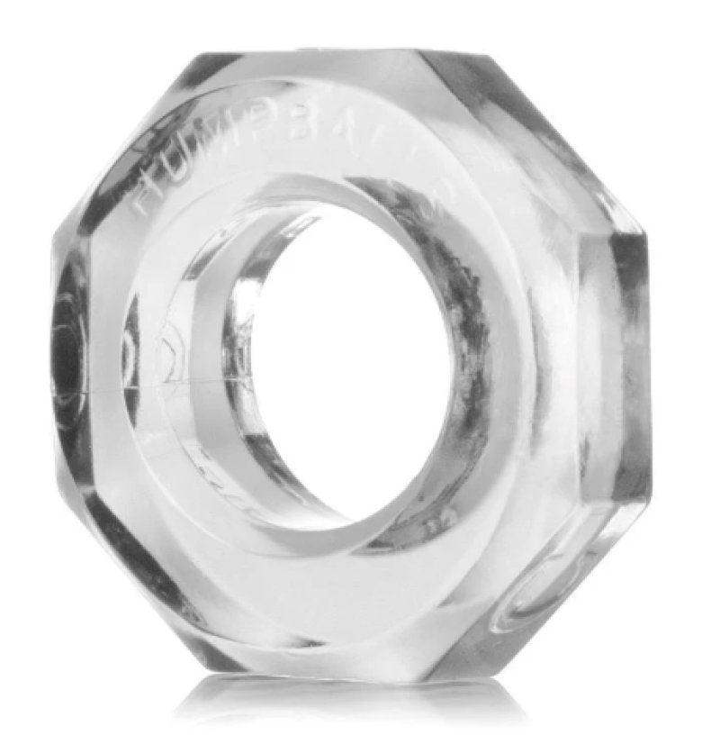 Oxballs Humpx Large Clear Flex TPR Comfortable Cock Ring > Cock Ring > Single