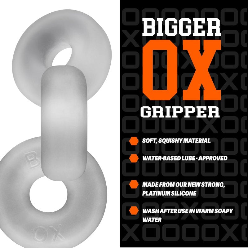 Oxballs Big Ox Thick Blubbery Cockring Cool Ice Silicone Blend