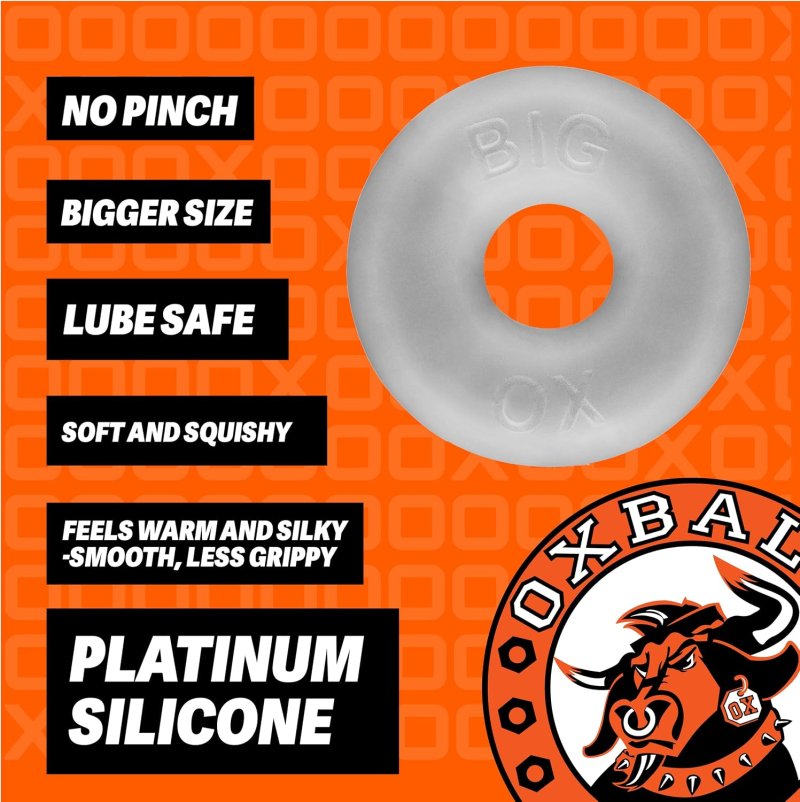 Oxballs Big Ox Thick Blubbery Cockring Cool Ice Silicone Blend