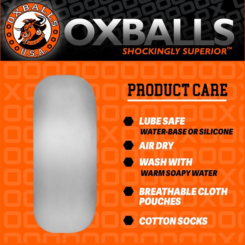 Oxballs Big Ox Thick Blubbery Cockring Cool Ice Silicone Blend