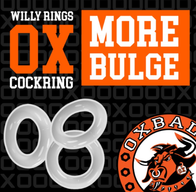 Oxballs Willy Rings 3-Pack – Stretchy Cockrings Set