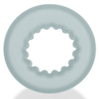 Oxballs Axis Inner Ribbed Griphold Cockring Clear Ice Edition