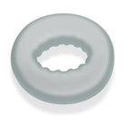 Oxballs Axis Inner Ribbed Griphold Cockring Clear Ice Edition