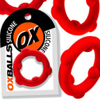 Oxballs Spinner (Red) – Mega-Stretch Silicone Cock Ring