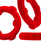 Oxballs Spinner (Red) – Mega-Stretch Silicone Cock Ring