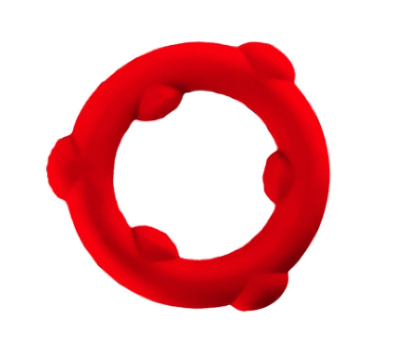 Oxballs Spinner (Red) – Mega-Stretch Silicone Cock Ring