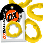 Oxballs Spinner (Yellow) – Silicone Mega-Stretch Cock Ring
