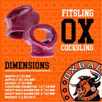 OxBalls CockSling Fit (Cherry Lips) – Slimmed Down Penis Sling