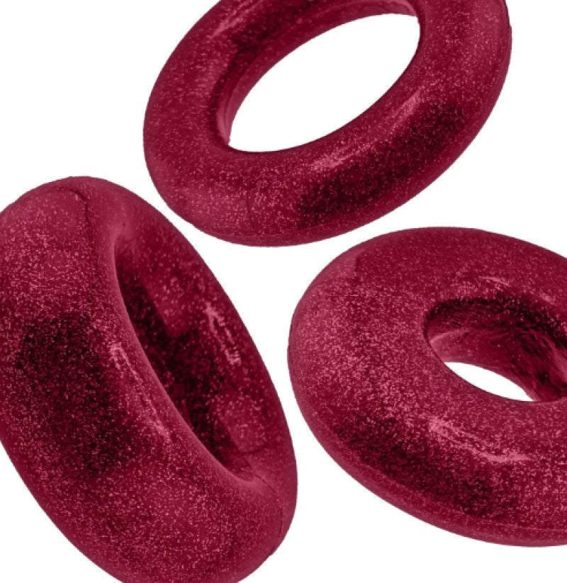 Oxballs Cockpack (Cherry Lips) – Multi-Design 3-Pack Cock Rings