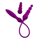 Adrien Lastic 2X + LRS (Purple) – Waterproof Double Ended Dildo with Remote Control and Vibration Modes > Dildos > Double Dildos