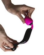 Adrien Lastic Symphony Pink and Black Wand Massager with Deep Vibrations and UVG Material