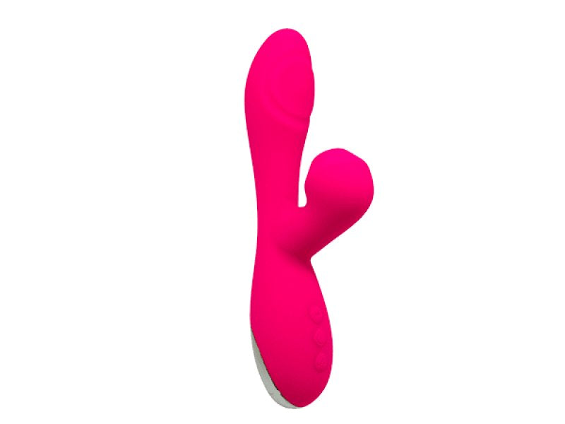 Alive Caribbean Shine Fuchsia G-Spot Pulsating and Suction Vibrator 21 cm Splashproof > Sex Toys For Ladies > G-Spot Vibrators