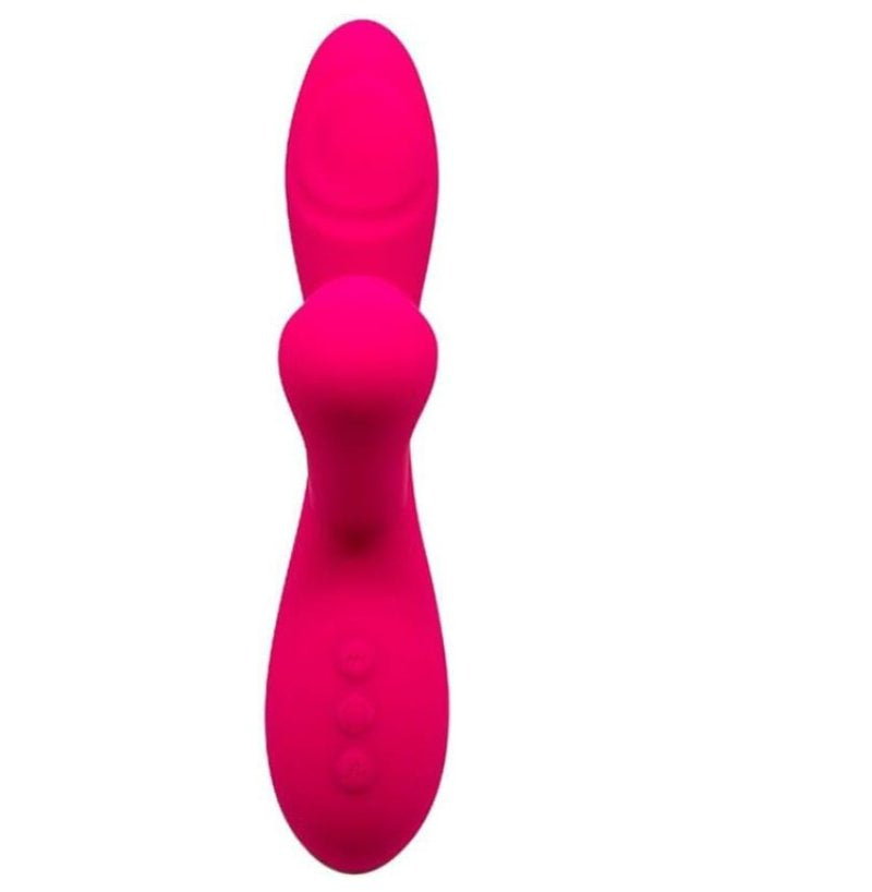Alive Caribbean Shine Fuchsia G-Spot Pulsating and Suction Vibrator 21 cm Splashproof > Sex Toys For Ladies > G-Spot Vibrators